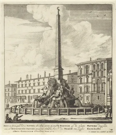 Vierstromenfontein op het Piazza Navona te Rome