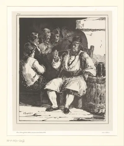 Vieux marin fumant