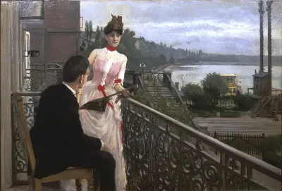 View from the artist's balcony, Sortedams Dosseringen