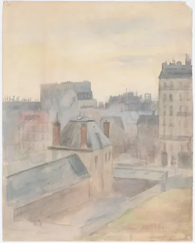 View from the Artist's Home in Paris