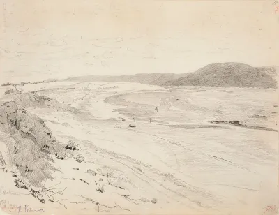 View from the Banks of the Volga near Stavropol