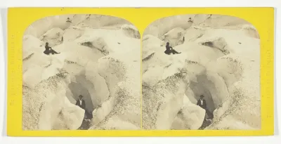 View from the Interior of the Glacier at Grindelwald, Suisse, No. 304 from the series "Views of Switzerland"