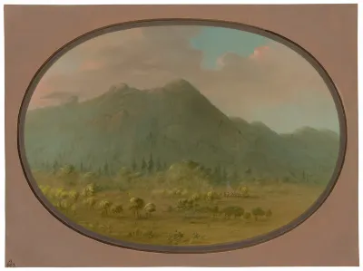 View in the Crystal Mountains