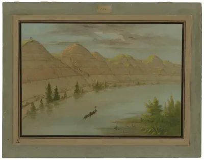View in the 'Grand Detour,' Upper Missouri