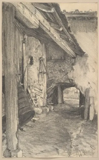 View into a Courtyard