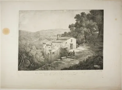 View of a Convent on the Site of the House of Horace