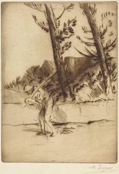 View of a Farm (La ferme des Bordes)