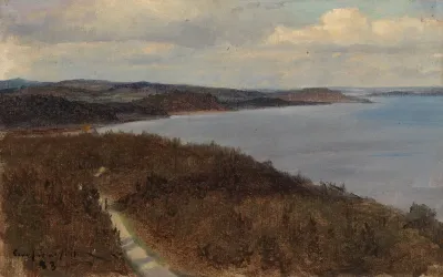 View of a Lake and Ridges
