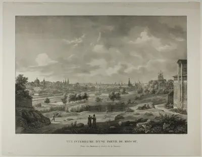 View of a Part of Moscow from the Heights to the Right of the Yaousa