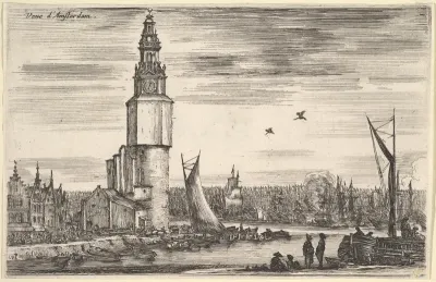 View of Amsterdam (Vue d'Amsterdam), from "Views of seaports" (Vues de ports de mar)