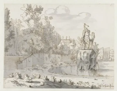 View of an Italianate Garden