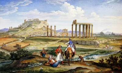 View of Athens from the River Ilissos