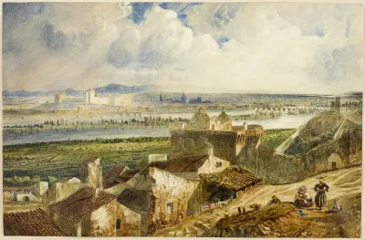 View of Avignon (from Villeneuve les Avignon)