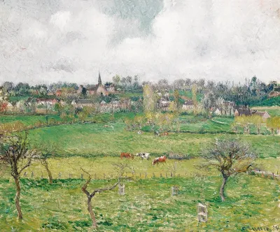 View of Bazincourt, Clear Sky