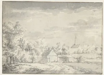 View of Buren (?) in Gelderland