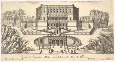 View of Caprarola, from "Fifteen Views of Italy and France"