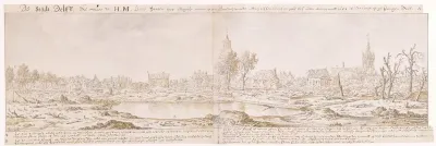 View of Delft after the Explosion of the Gunpowder Arsenal on October 12, 1654