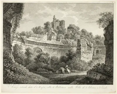 View of Hadrian's Villa at Tivoli