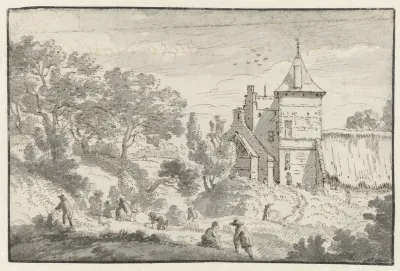 View of Huis Pot at Nivelles, Walloon Brabant