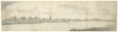 View of Kasteel Ooij, near Nijmegen, North Brabant