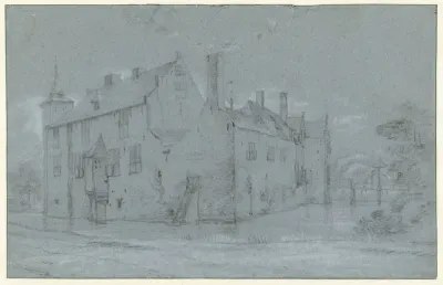 View of Kasteel Oud-Heusden (also known as Nieuwenroy)