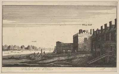 View of Lambeth from Whitehall Stairs [copy]