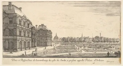 View of Luxembourg from the Garden Side of the Palais d'Orleans