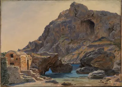View of Marina Piccola, Capri: Afternoon Light
