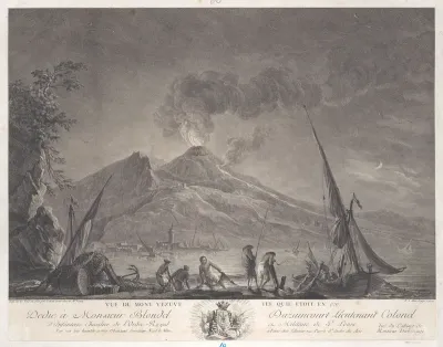 View of Mount Vesuvius as it was in 1757