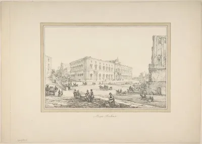 View of Naples: Musée Borbonio