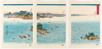 View of Naruto in Awa Province