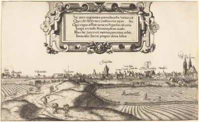View of Nuremberg from the East [left section]