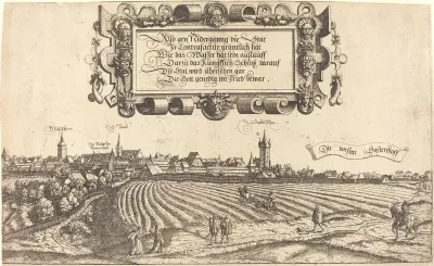 View of Nuremberg from the West [right section]