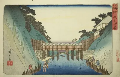 View of Ochanomizu (Ochanomizu no zu), from the series "Famous Places in the Eastern Capital (Toto meisho)"