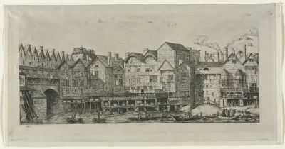 View of Part of the City of Paris Toward the Close of the 17th Century