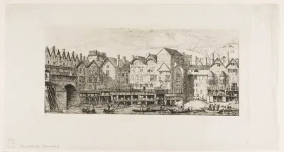 View of Part of the City of Paris toward the Close of the XVII Century