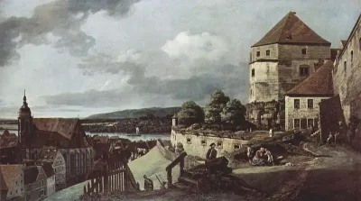 View of Pirna, from Sonnenstein Castle