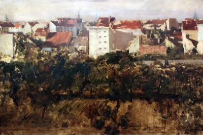 View of rear buildings