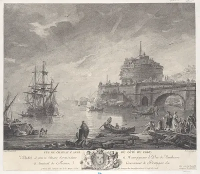 View of Saint Angel's Castle from Port Side