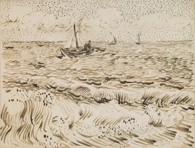 View of Saintes Maries de la Mer