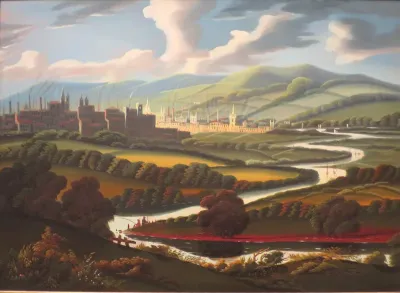 View of Springfield, Massachusetts on the Connecticut River