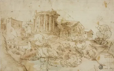 View of Temple of Vesta, Tivoli