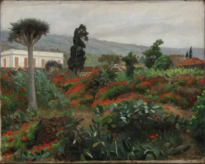 View of Tenerife with the Teide Mountains in the background.
