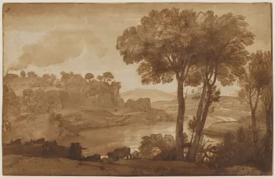View of the Acqua Acetosa (recto)