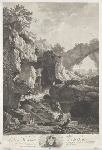 View of the Alpes