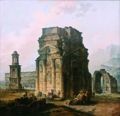 View of the Arc de Triomphe and the Theatre of Orange