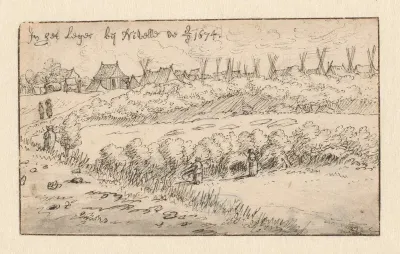 View of the Army Encampment at Nivelles, Walloon Brabant