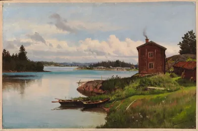 View of the Barösund Strait, a Study