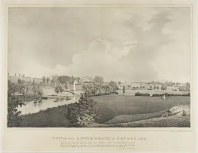 View of the Battle Ground at Concord, Massachusetts