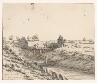 View of the Bospoort, Bergen op Zoom